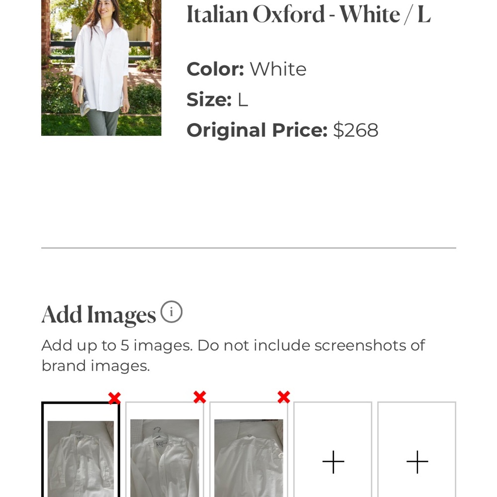 Frank & Eileen White Button Down Shirt